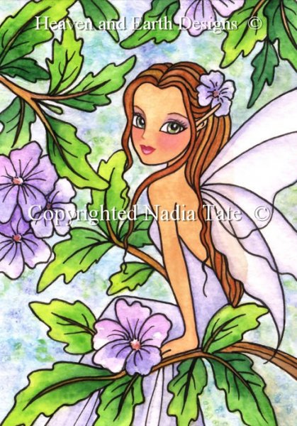click here to view larger image of Lavender Breeze Fae - Quick Stitch (chart)