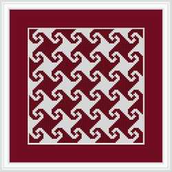 click here to view larger image of Monkey Wrench - Mini Quilt Square (chart)