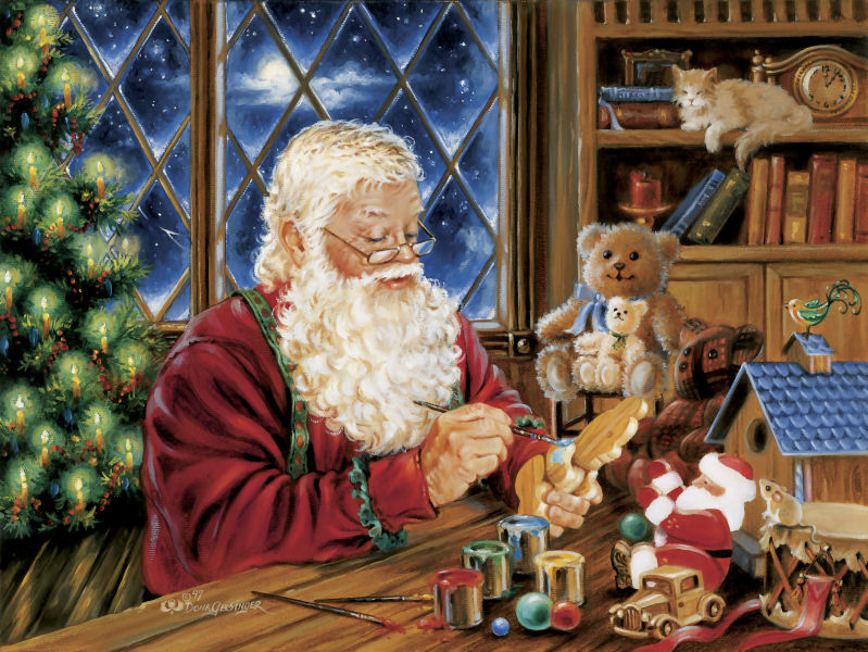 click here to view larger image of Santa's Workshop (chart)