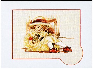 click here to view larger image of Little Dreamer (counted cross stitch kit)