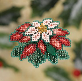 click here to view larger image of Pink Poinsettia (2007) (counted cross stitch kit)