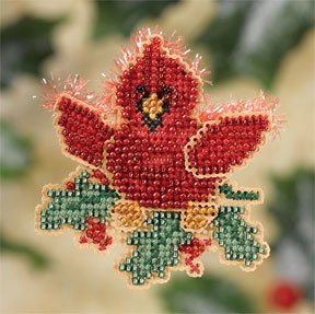 click here to view larger image of Christmas Cardinal (2007) (counted cross stitch kit)