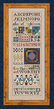 click here to view larger image of Amish Quilt  Sampler (chart)