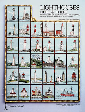 click here to view larger image of Lighthouses Here and There (chart)
