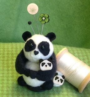 click here to view larger image of Pin Pin Panda Button Buddie (accessory)