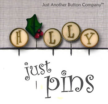 click here to view larger image of Just Pins - H is For Holly (pin)