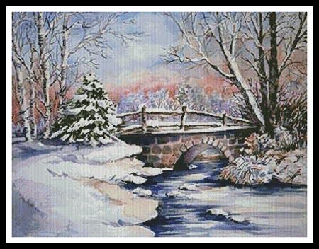 click here to view larger image of Winter Bridge  (Joy Waldman) (chart)