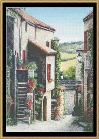 click here to view larger image of Down A Village Alley (chart)