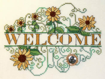 click here to view larger image of Sunflower Welcome (chart)
