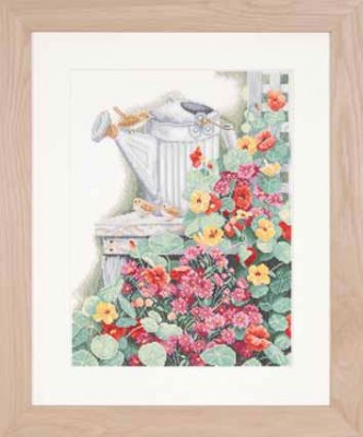 click here to view larger image of Garden Still Life (27ct) (counted cross stitch kit)