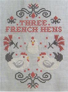 click here to view larger image of Three French Hens (chart)