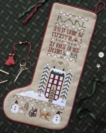 click here to view larger image of Christmas Dreams Stocking (chart)
