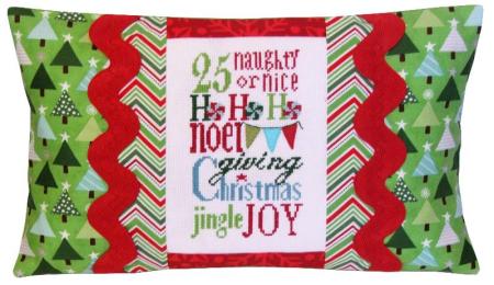 click here to view larger image of Jingle Typography (counted cross stitch kit)