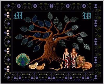 click here to view larger image of Adam & Eve Sampler (chart)
