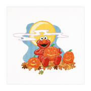click here to view larger image of Sesame Street Halloween (counted cross stitch kit)
