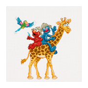click here to view larger image of Sesame Street  Safari (counted cross stitch kit)