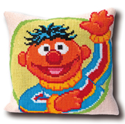 click here to view larger image of Sesame Street Ernie Pillow (counted canvas kit)