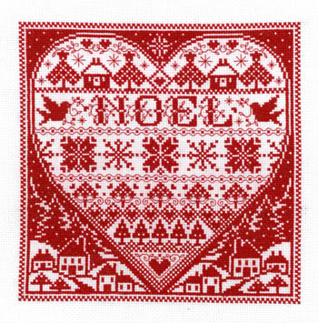 click here to view larger image of Redwork Noel (chart)