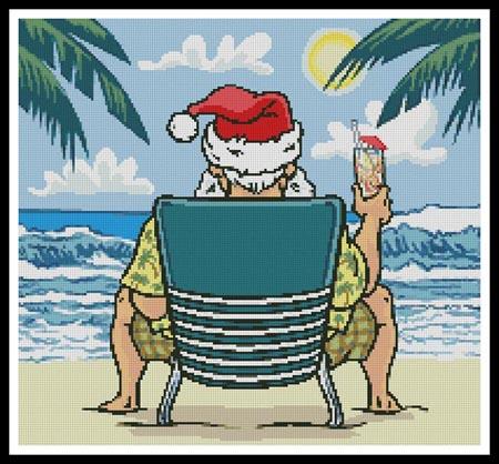 click here to view larger image of Santa on the Beach (chart)