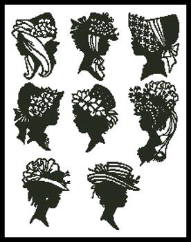 click here to view larger image of Mini Lady Silhouettes (chart)