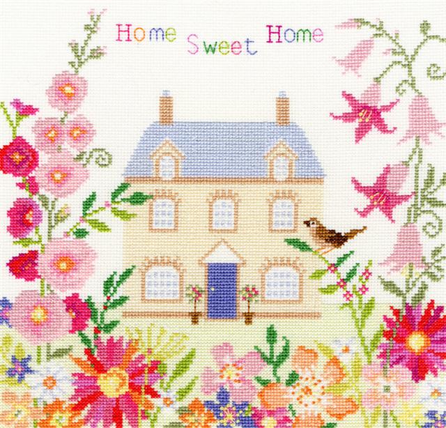 click here to view larger image of Home Sweet Home (counted cross stitch kit)