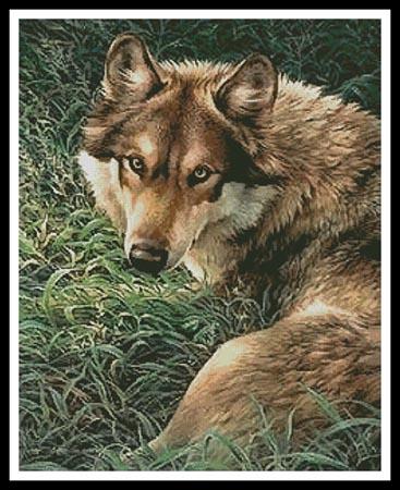 click here to view larger image of Wolf Painting  (Joni Johnson Godsy) (chart)