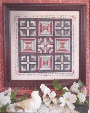click here to view larger image of Abe & Mary Lincoln's Quilt Sampler (chart)