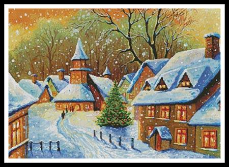 click here to view larger image of Snowy Village  (Jacek Posiak) (chart)