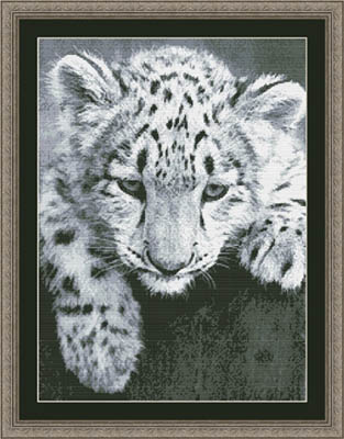 click here to view larger image of Black and White Leopard (chart)