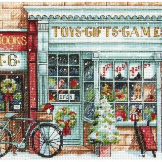 click here to view larger image of Toy Shop (counted cross stitch kit)