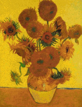 click here to view larger image of Bouquet of Sunflowers - Vincent Van Gogh (chart)
