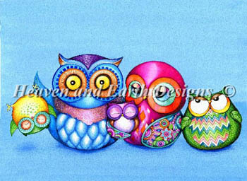 click here to view larger image of Crazy Wonderful Owl Family, A (chart)