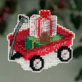 click here to view larger image of Red Wagon (counted cross stitch kit)