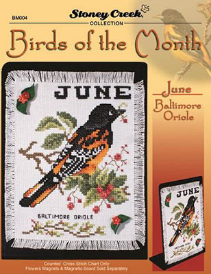 click here to view larger image of Birds of the Month - June (Baltimore Oriole) (chart)