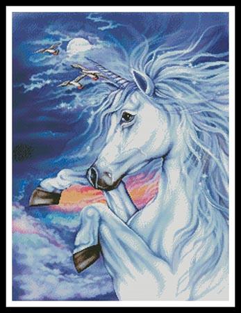 click here to view larger image of Unicorn in the Moonlight  (Patricia Adams) (chart)