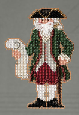 click here to view larger image of Williamsburg Santa (2013) (counted cross stitch kit)