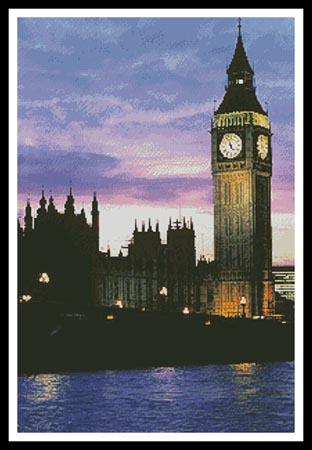 click here to view larger image of Big Ben at Dusk (chart)
