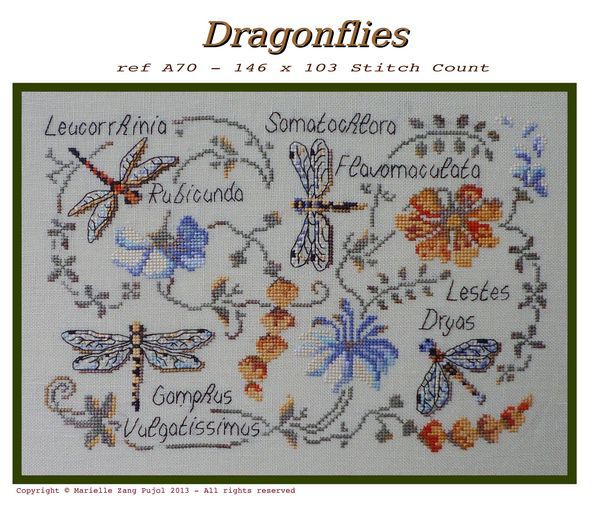 click here to view larger image of Dragonflies (chart)