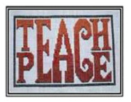 click here to view larger image of Teach Peace (chart)