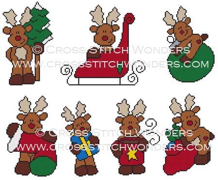click here to view larger image of Winter Reindeer (chart)