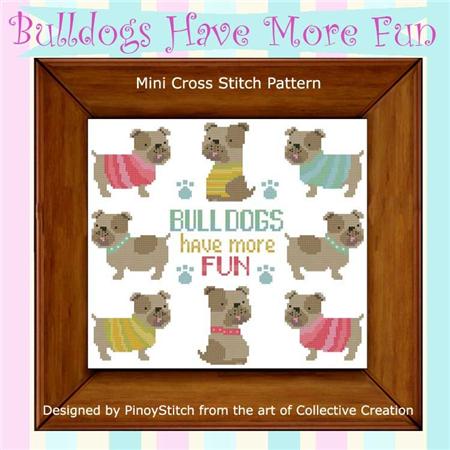 click here to view larger image of Bulldogs Have More Fun (chart)