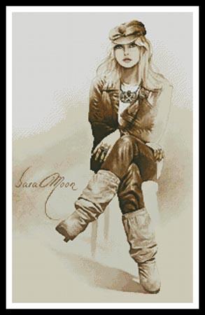 click here to view larger image of Rocker Girl  (Sara Moon) (chart)
