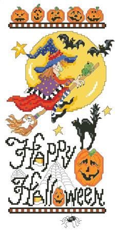 click here to view larger image of Happy Halloween Sampler (chart)