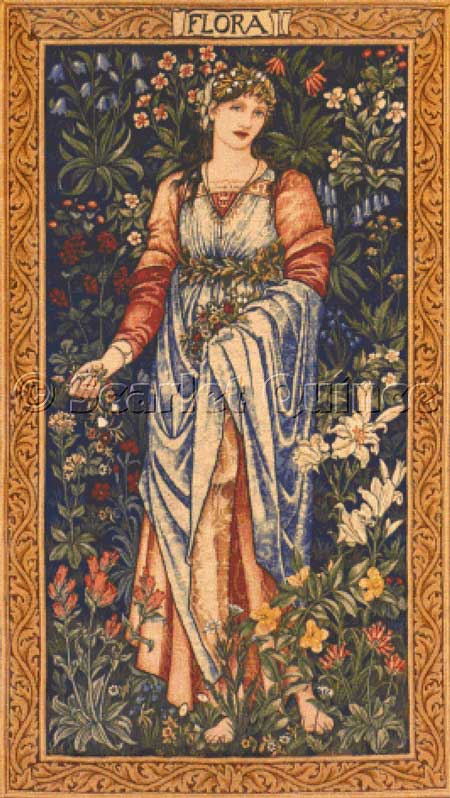 click here to view larger image of Flora - Edward Burne-Jones (chart)