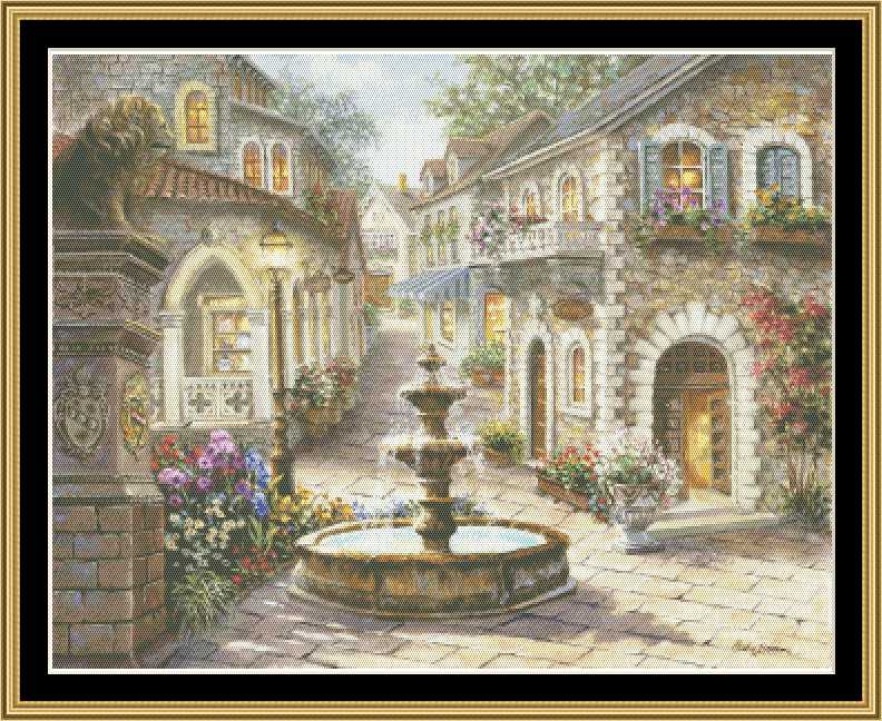 click here to view larger image of Cobblestone Fountain (chart)