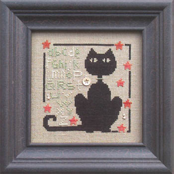 click here to view larger image of Happy Black Cat Day (w/emb) (chart)