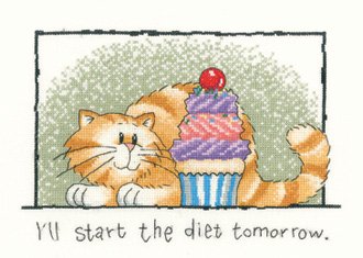 click here to view larger image of Diet Tomorrow - Cats Rule (chart)