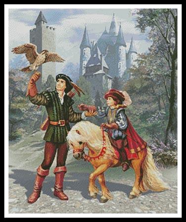 click here to view larger image of Prince and Falconer  (Zorina Baldescu) (chart)