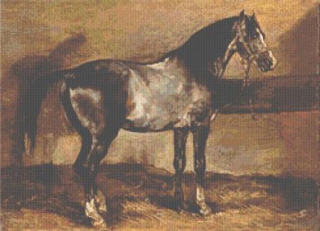 click here to view larger image of Gray Horse (Theodore Gericault) (chart)
