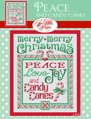 click here to view larger image of Peace and Candy Canes (chart)